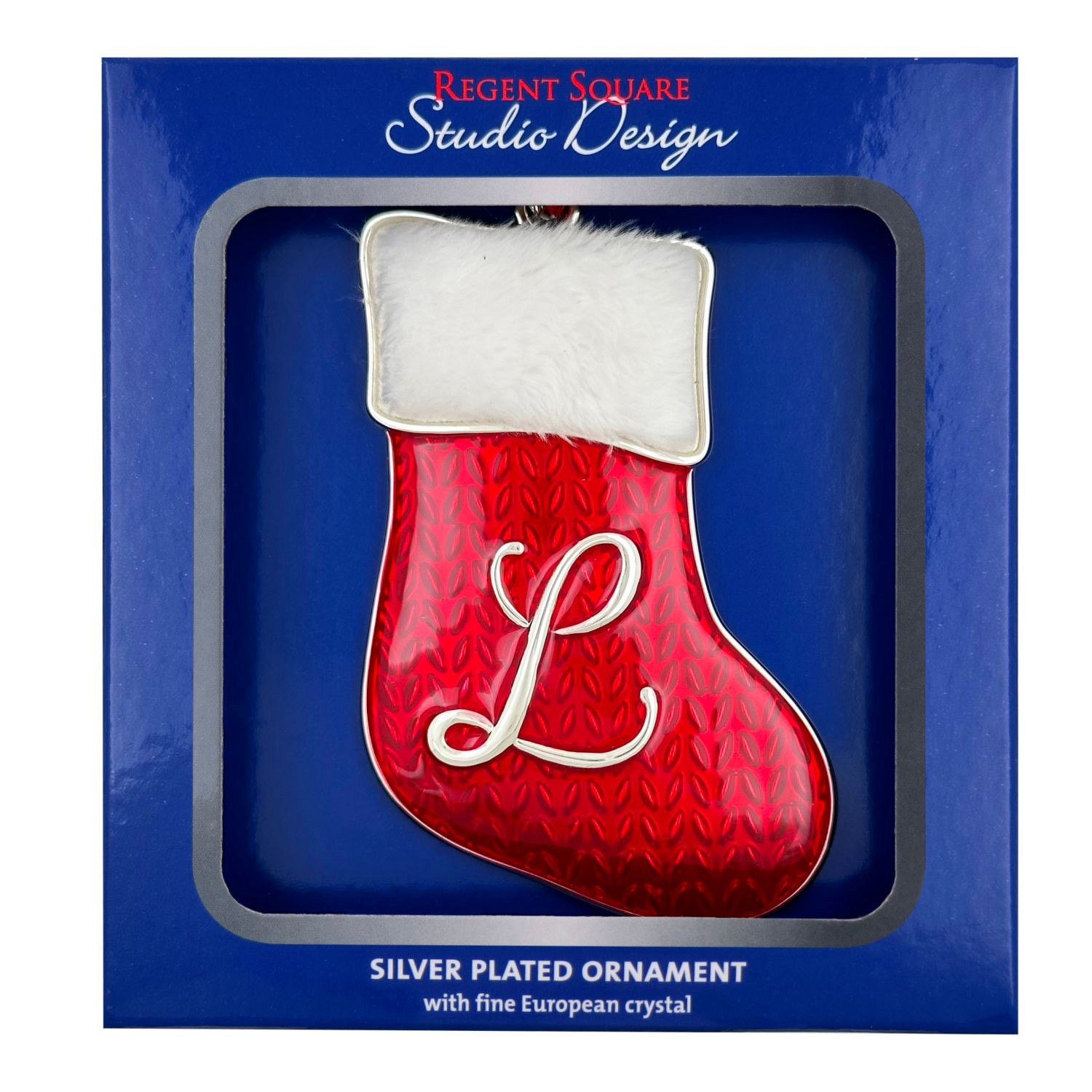 slide 6 of 9, NON BRAND 25Pcs Monogram Stocking Ornament, 1 ct