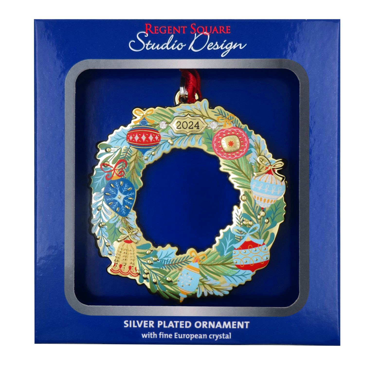 slide 4 of 5, MERRY BRITE 18Pcs Uv Print Xmas Ornaments, 18 ct