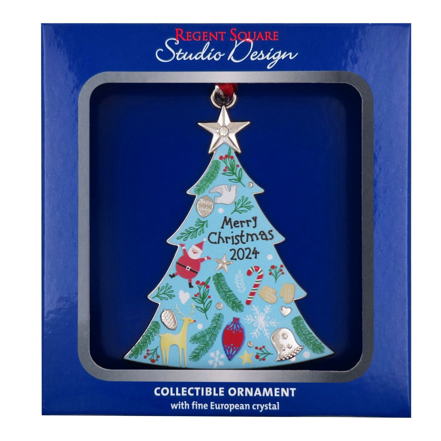 slide 2 of 5, MERRY BRITE 18Pcs Uv Print Xmas Ornaments, 18 ct