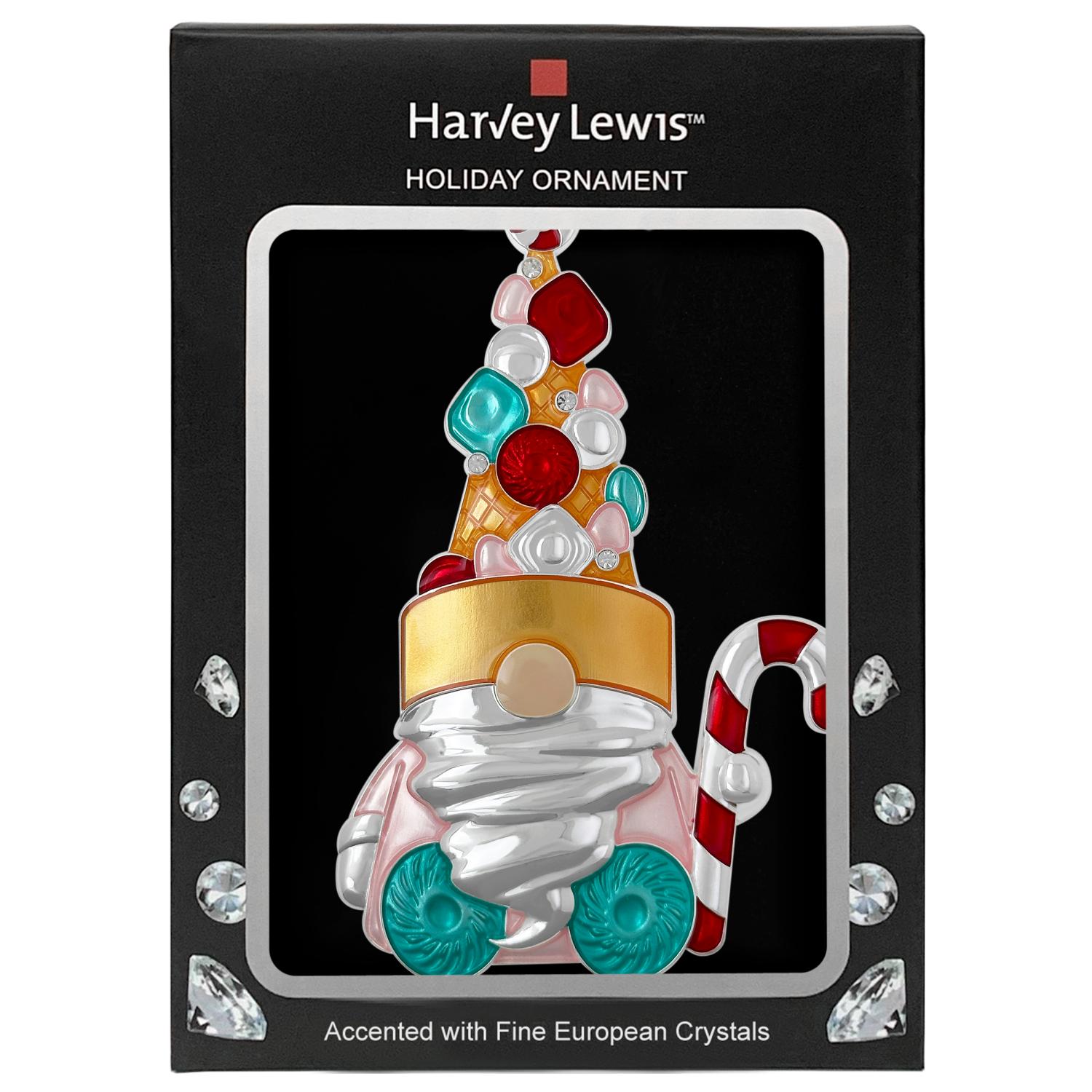 slide 6 of 7, Oranament Jolly Candyland 3.5In 6 Ast, 3.5 in