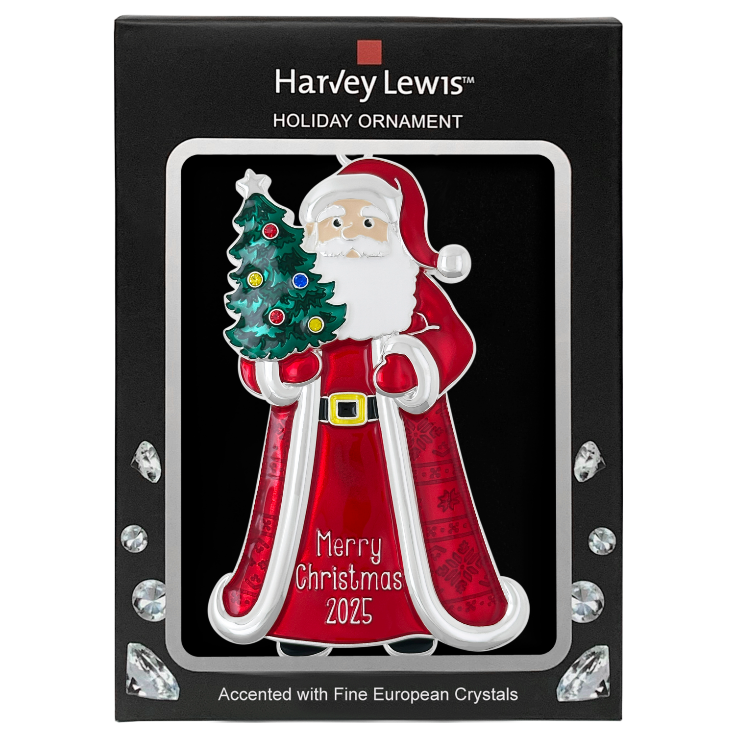 slide 2 of 7, Ornament Luxury 3.25In 6 Ast, 3.25 in