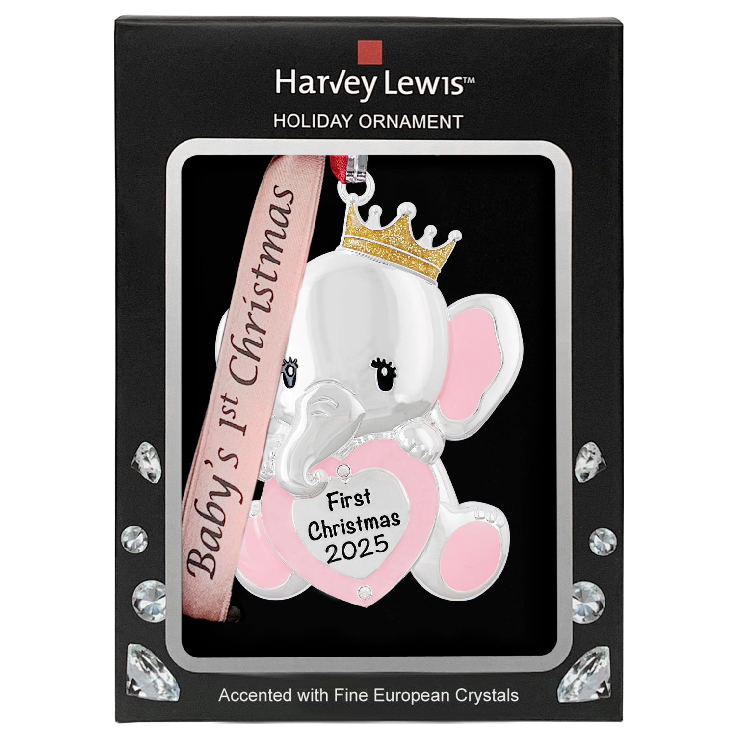 slide 3 of 7, Ornament Baby 3In 6 Ast, 3 in