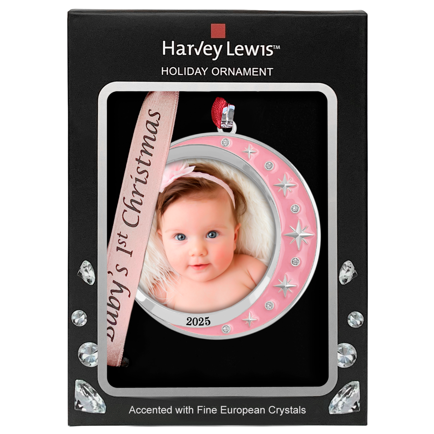 slide 5 of 7, Ornament Baby 3In 6 Ast, 3 in