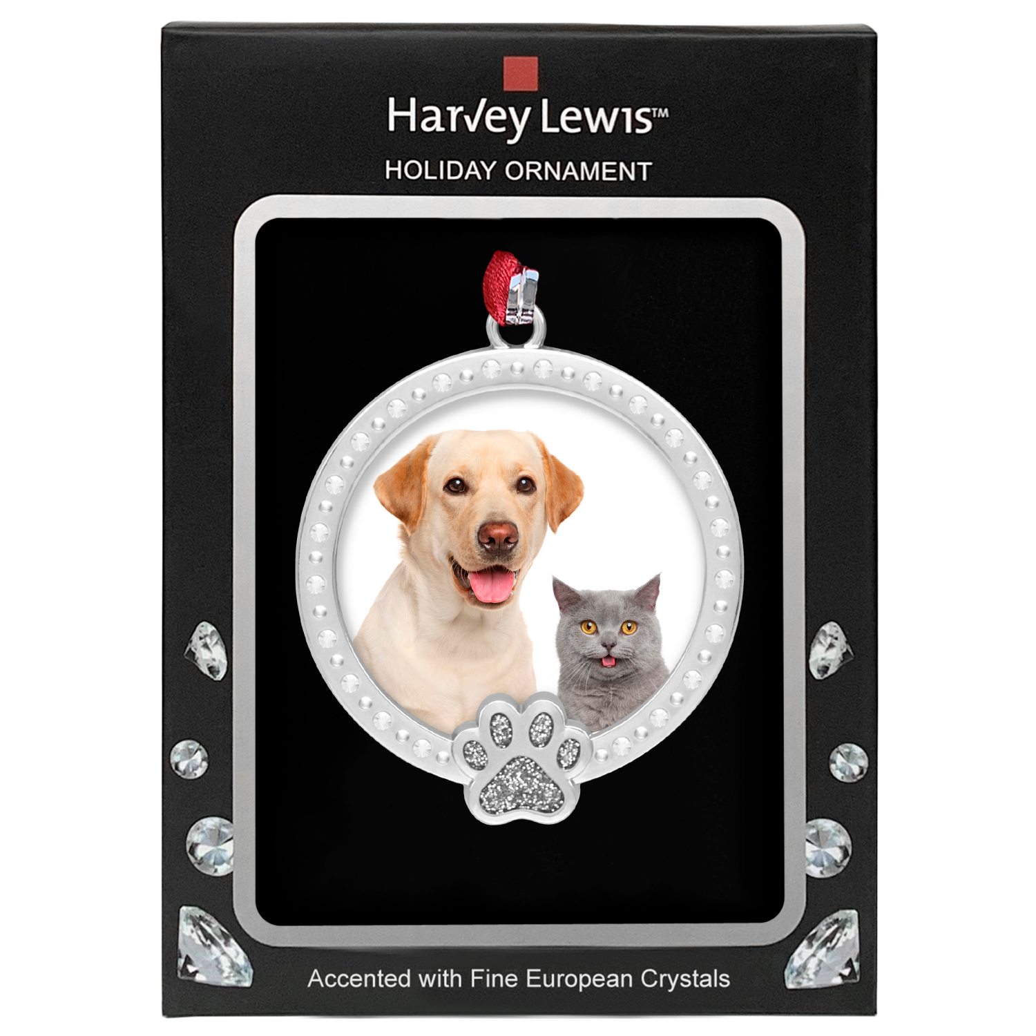 slide 5 of 7, Ornament Pets 3In 6 Ast, 3 in