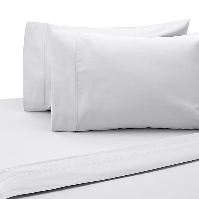 slide 1 of 1, SALT 300-Thread-Count Cotton Sateen Standard Pillowcases - White, 2 ct