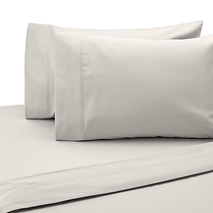 slide 1 of 2, SALT 300-Thread-Count Cotton Sateen King Pillowcases - Ivory, 2 ct