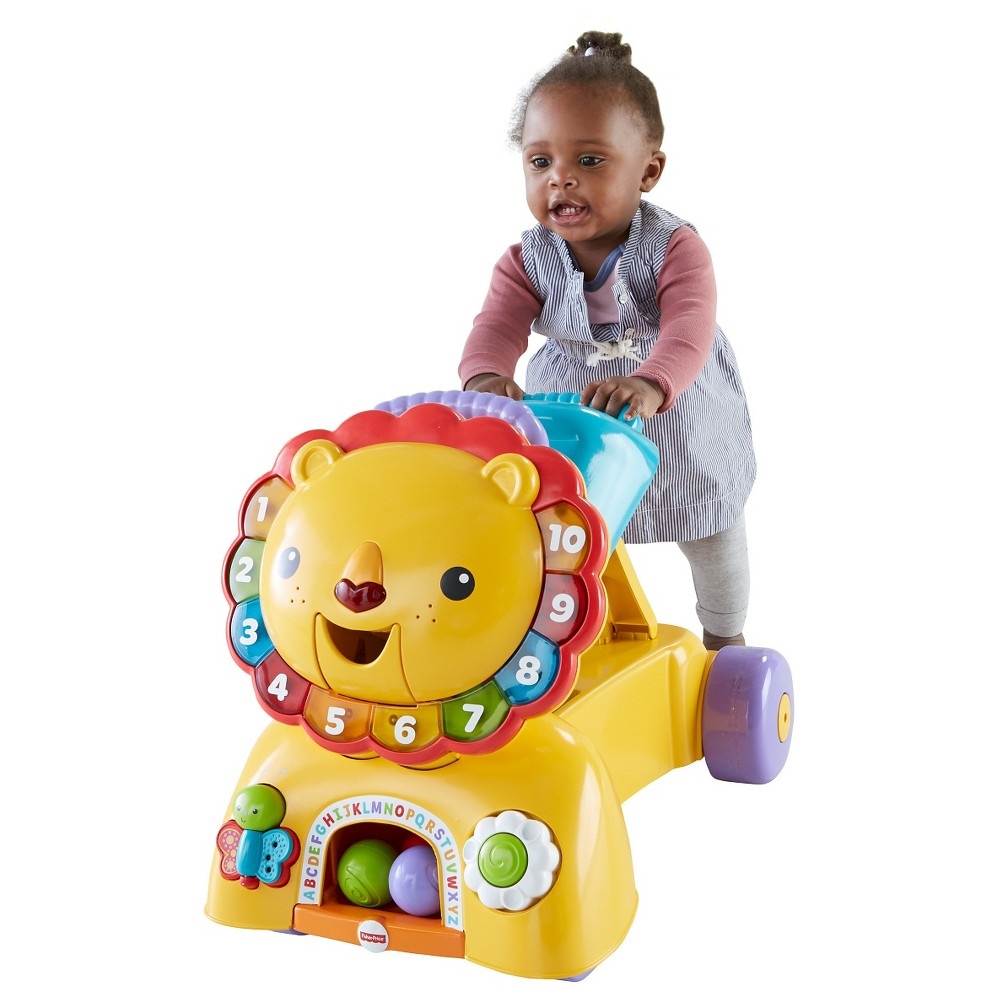 slide 12 of 12, Fisher-Price 3-in-1 Sit, Stride & Ride Lion, 1 ct