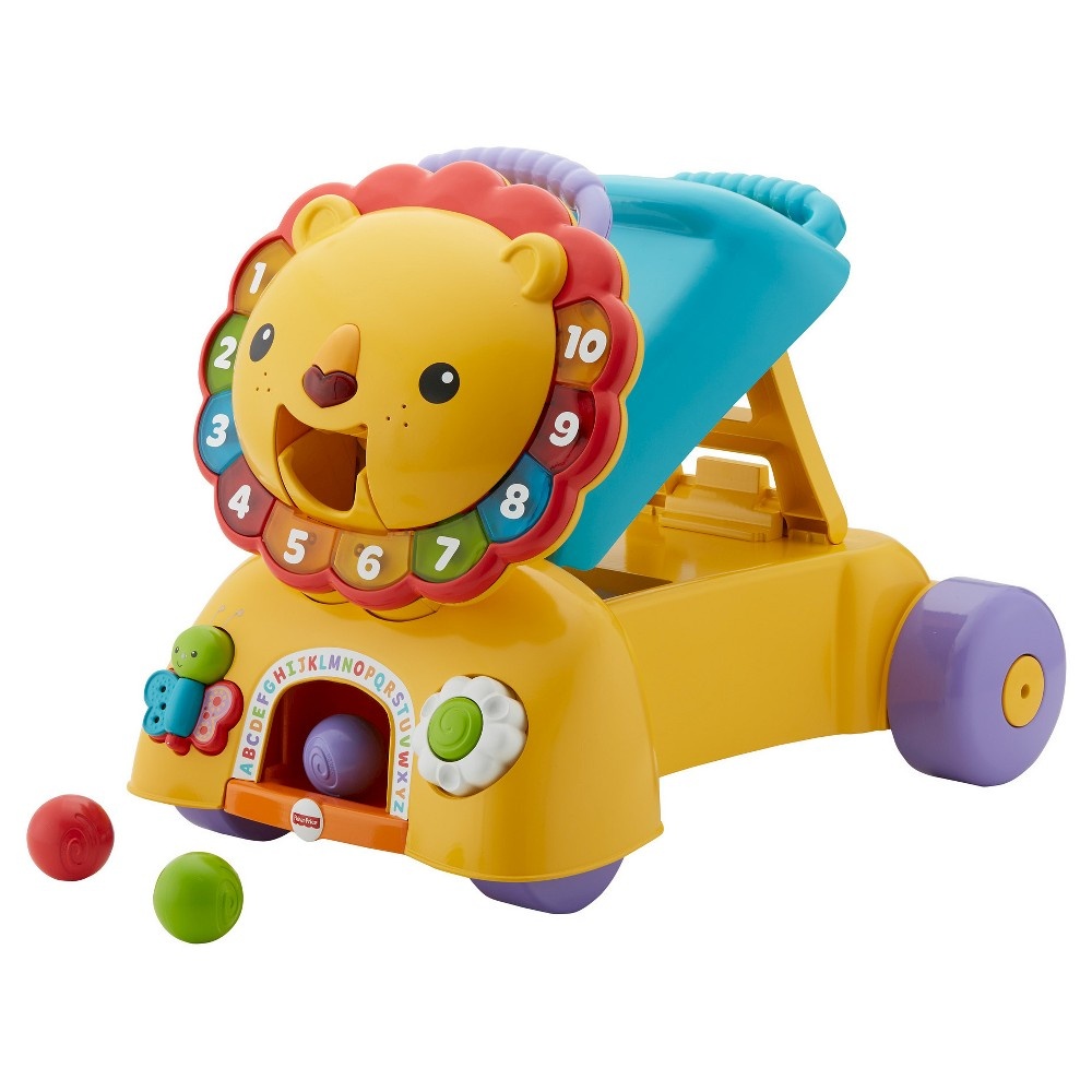 slide 6 of 12, Fisher-Price 3-in-1 Sit, Stride & Ride Lion, 1 ct