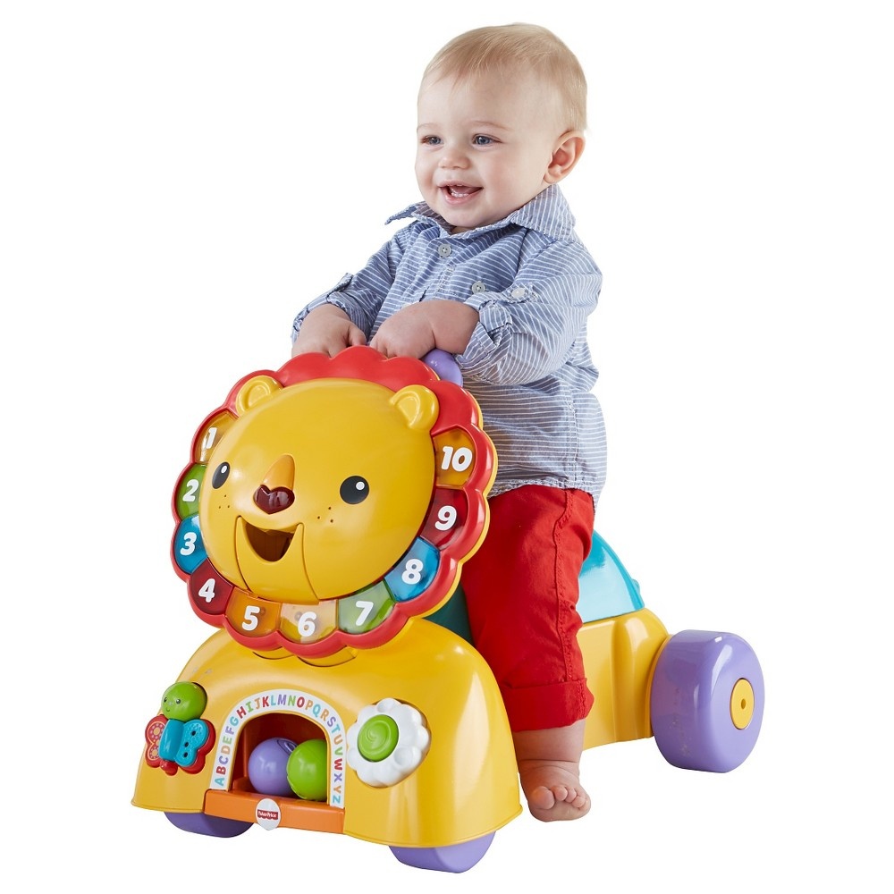 slide 7 of 12, Fisher-Price 3-in-1 Sit, Stride & Ride Lion, 1 ct