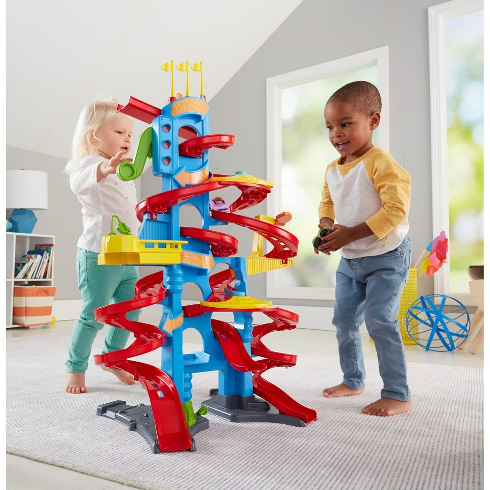 slide 5 of 6, Fisher-Price Little People Take Turns Skyway, 1 ct