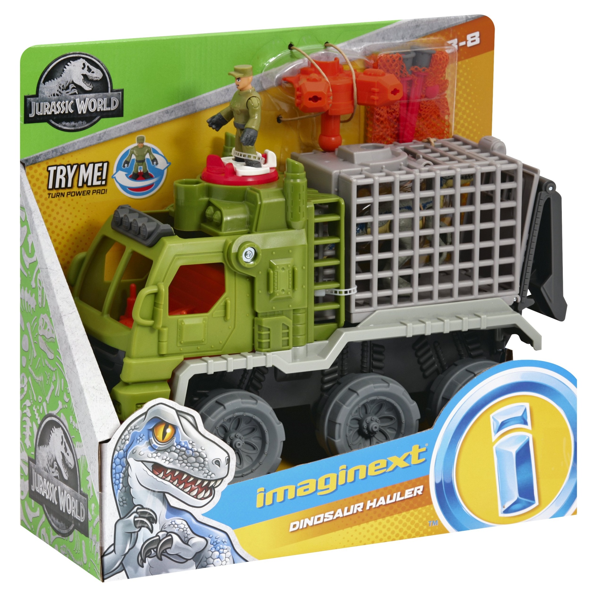 slide 1 of 8, Fisher-Price Imaginext Jurassic World Dinosaur Hauler, 1 ct