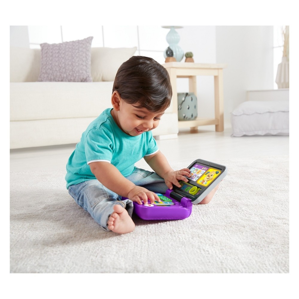 slide 8 of 10, Fisher-Price Laugh & Learn Click & Learn Laptop, 1 ct