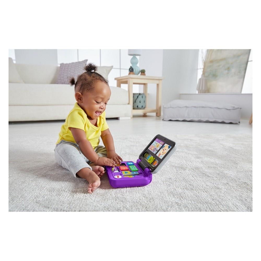 slide 6 of 10, Fisher-Price Laugh & Learn Click & Learn Laptop, 1 ct