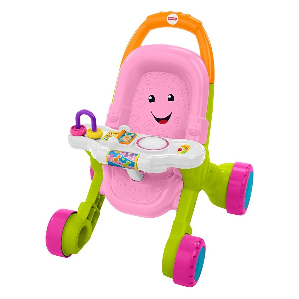 slide 5 of 10, Fisher-Price Stroll & Learn Walker - Pink, 1 ct