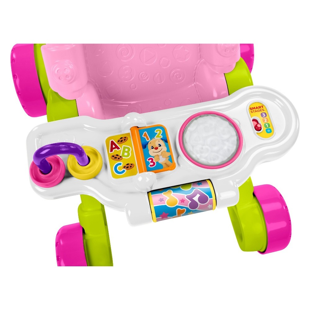 slide 6 of 10, Fisher-Price Stroll & Learn Walker - Pink, 1 ct