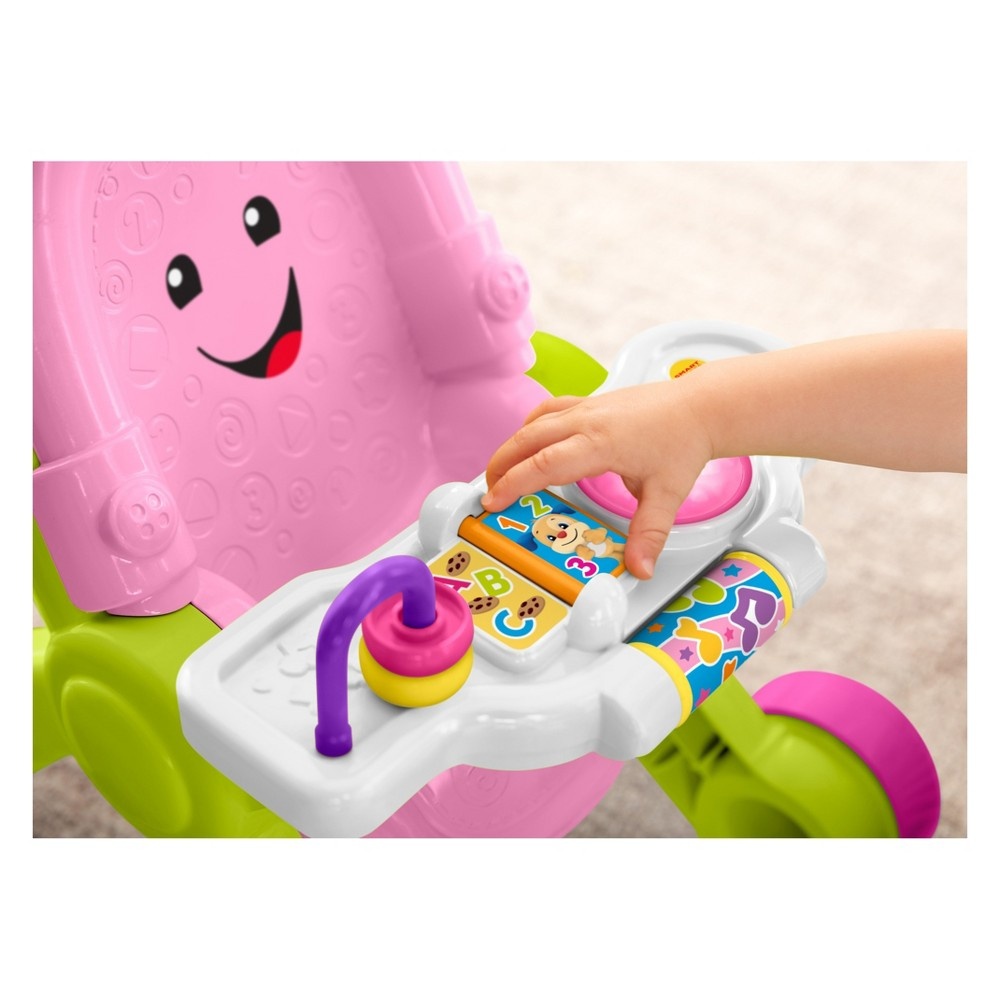 slide 7 of 10, Fisher-Price Stroll & Learn Walker - Pink, 1 ct