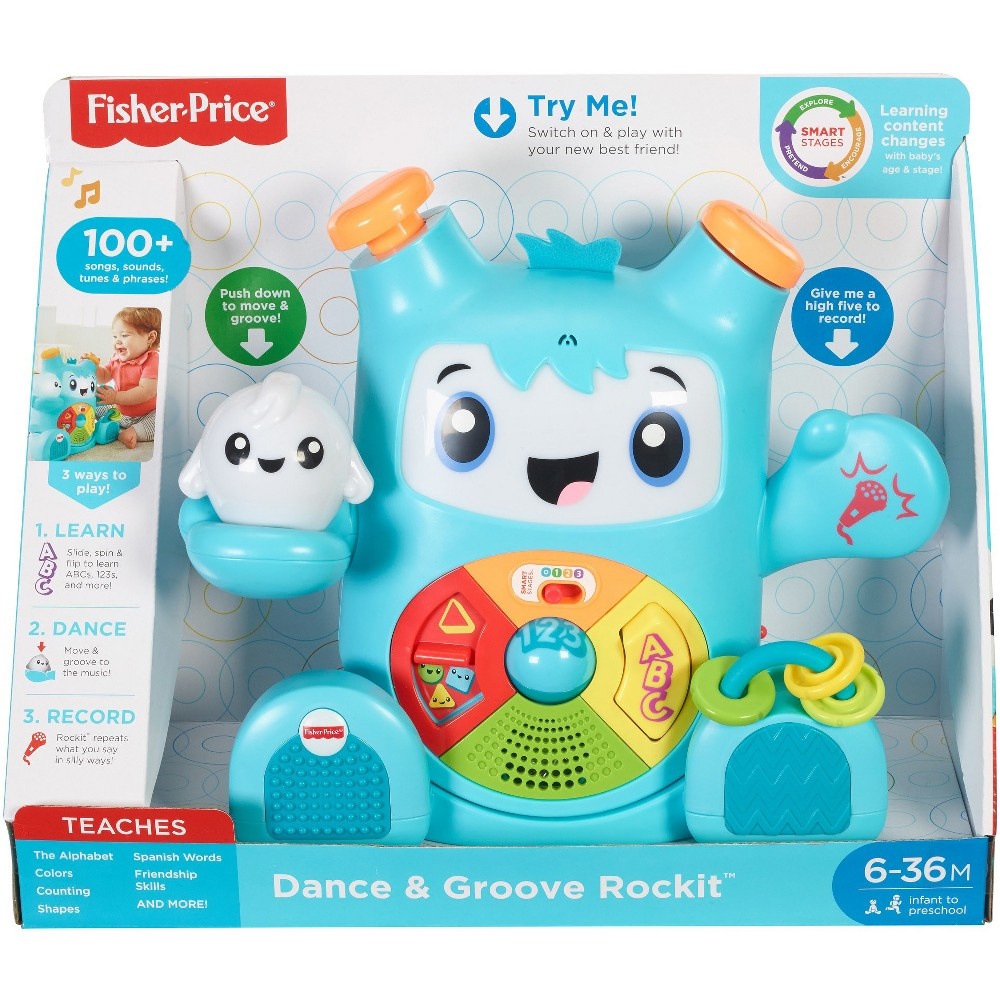 slide 6 of 9, Fisher-Price Dance & Groove Rockit, 1 ct