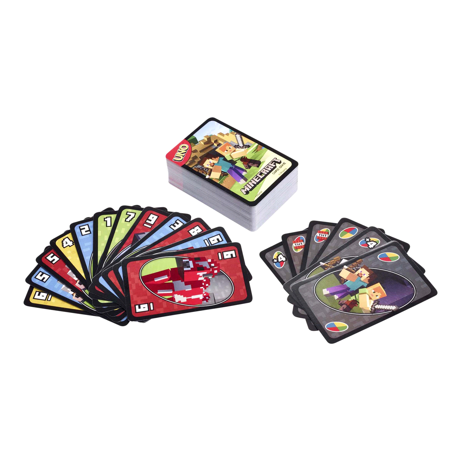 slide 1 of 2, Mattel Minecraft UNO Card Game 1 ea, 1 ct