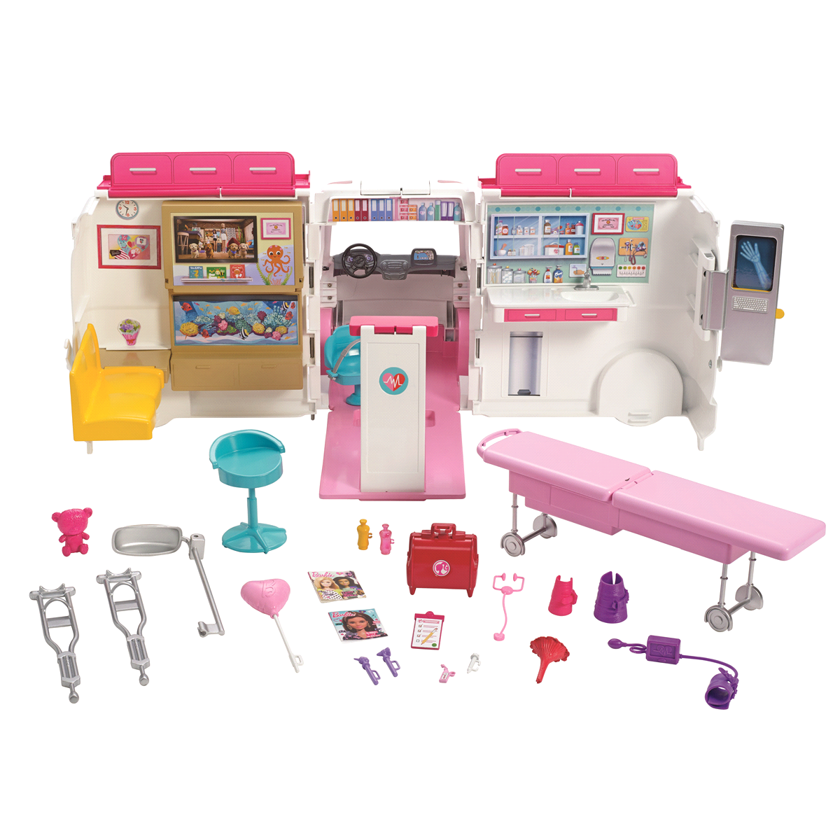 slide 15 of 16, Barbie Care Clinic Playset, 1 ct