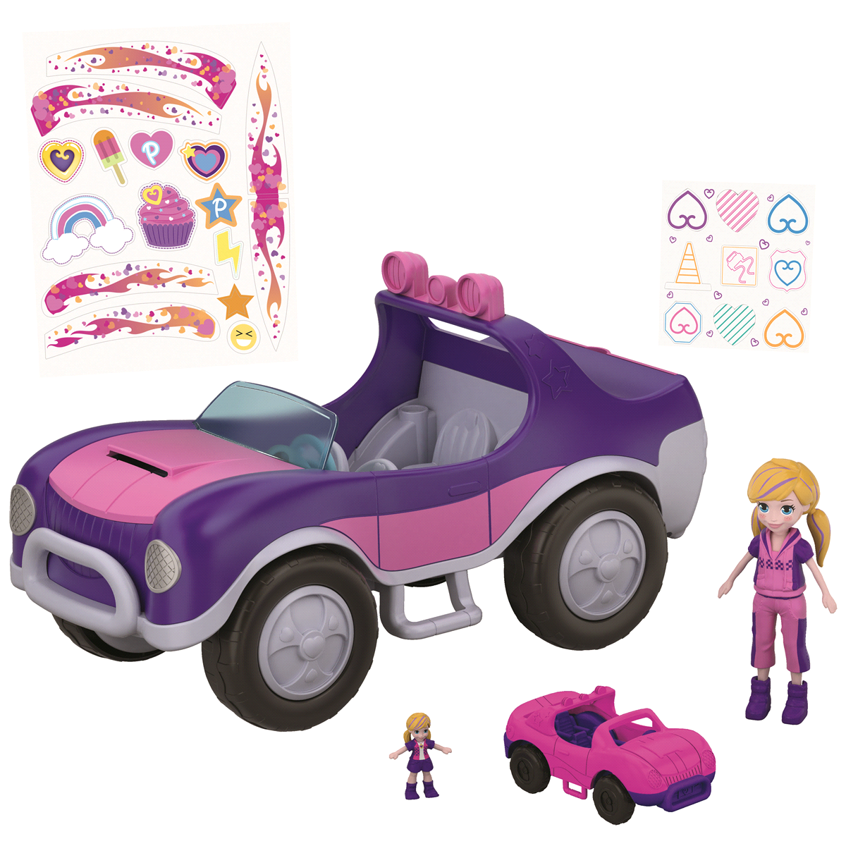 slide 9 of 12, Polly Pocket S.U.V. (Secret Utility Vehicle) Set, 1 ct