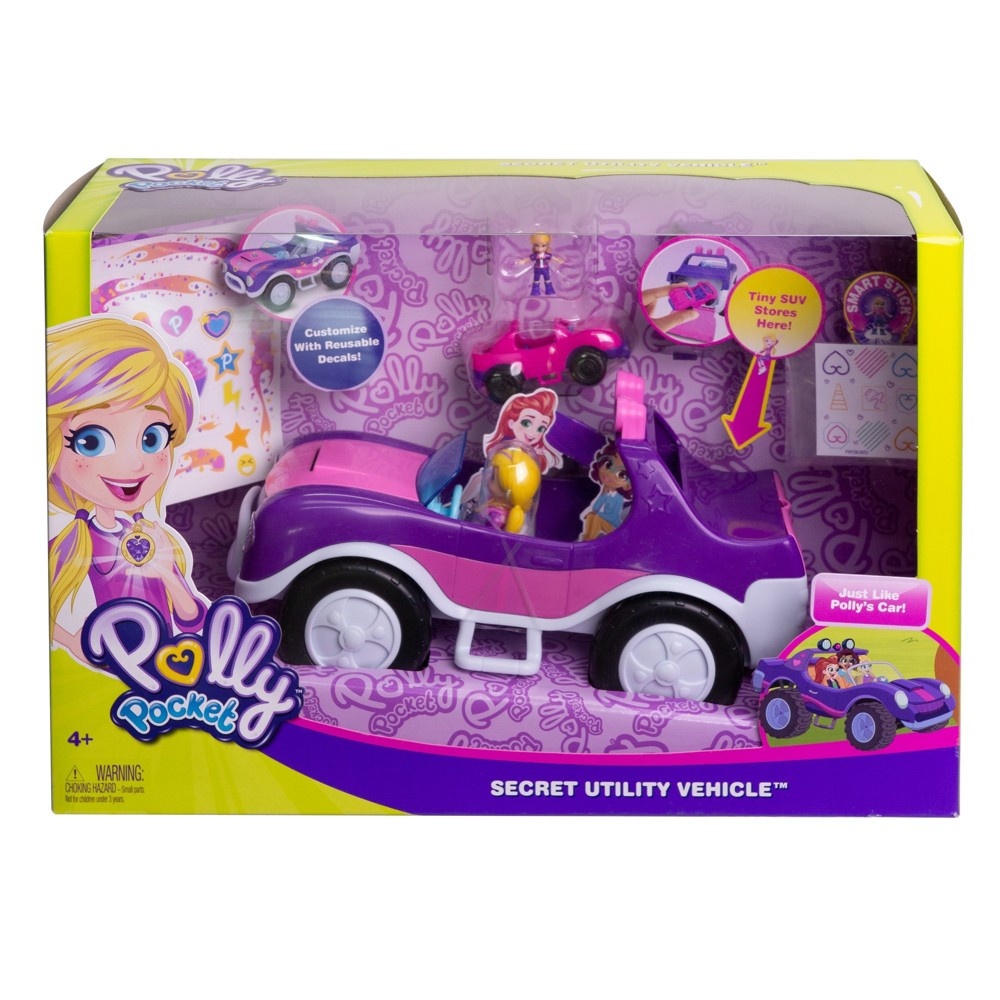 slide 11 of 12, Polly Pocket S.U.V. (Secret Utility Vehicle) Set, 1 ct