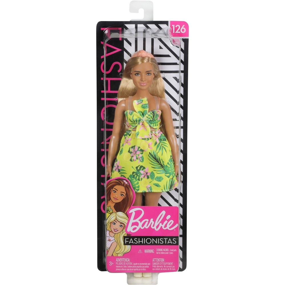 slide 6 of 7, Barbie Fashionistas Doll #126 Jungle Dress, 1 ct