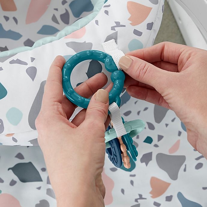 slide 6 of 6, Fisher-Price Sit-Me-Up Floor Seat - Grey/White, 1 ct