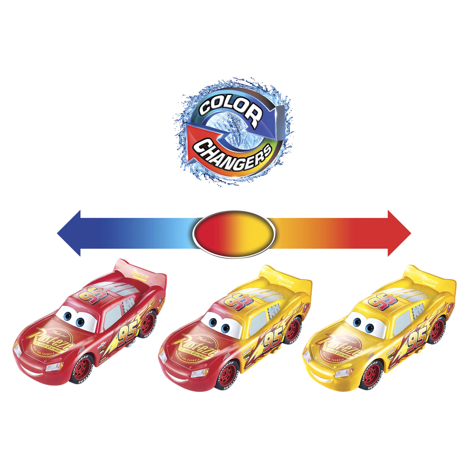 slide 3 of 3, Disney Pixar Cars Color Changers Assortment, 1 ct