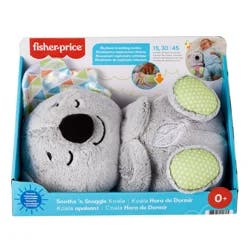 Fisher-Price Soothe 'N Snuggle Koala, Musical Plush Baby Toy With Realistic Breathing Motion