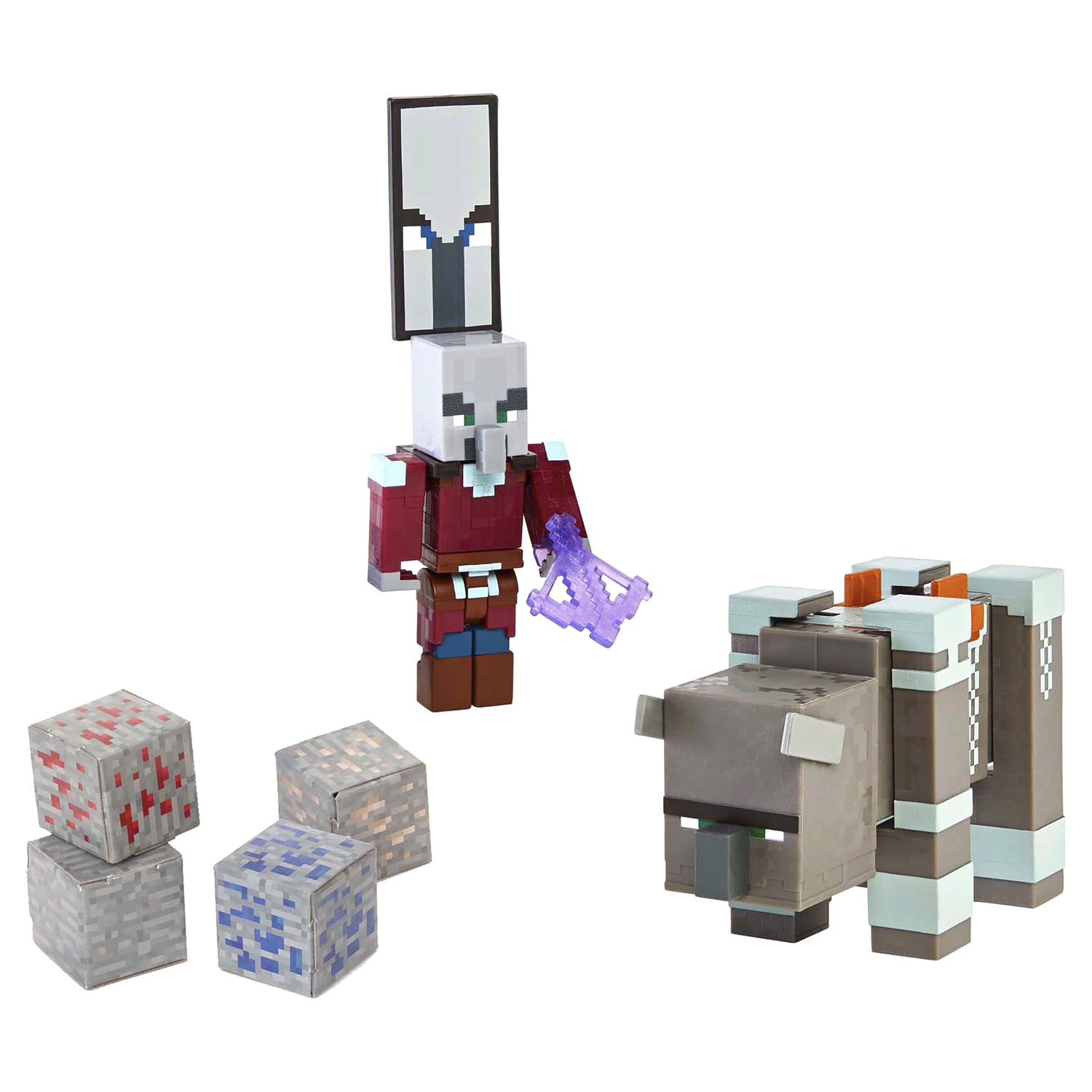 slide 5 of 5, Minecraft Craft-A-Block 2-Pack Assortment Figures, 1 ct