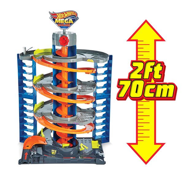 slide 4 of 21, Hot Wheels City Mega Garage Playset, 1 ct