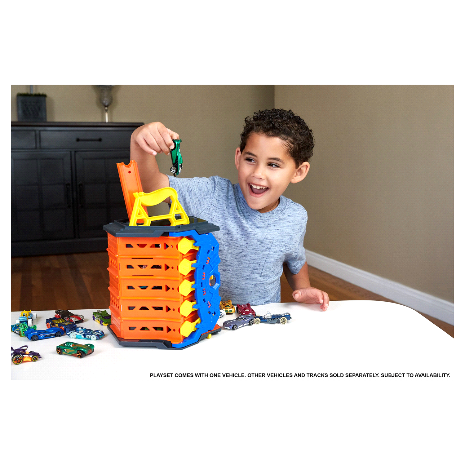 slide 3 of 5, Hot Wheels Roll Out Raceway Track Set, 1 ct