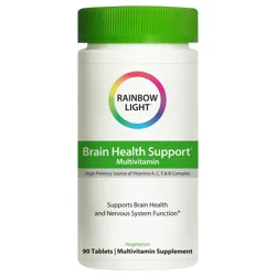 Rainbow Light Brain Health Support Multivitamin, 90 Count, 1 Bottle