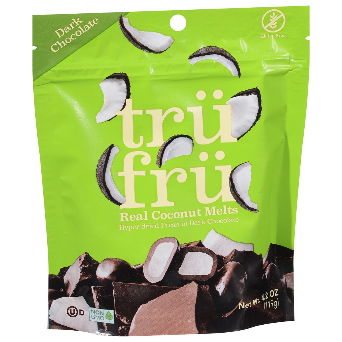 slide 6 of 9, Tru Fru Hyper-Dried Coconut Melts Covered in Dark Chocolate - 4.2oz, 4.2 oz