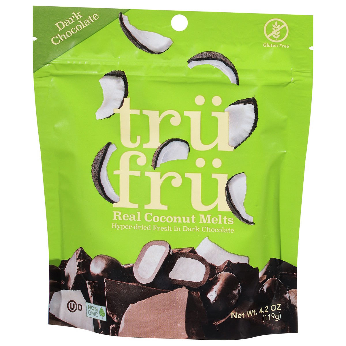 slide 2 of 9, Tru Fru Hyper-Dried Coconut Melts Covered in Dark Chocolate - 4.2oz, 4.2 oz