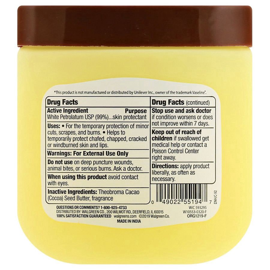 slide 2 of 4, Walgreens Cocoa Butter Petroleum Jelly, 7.5 oz