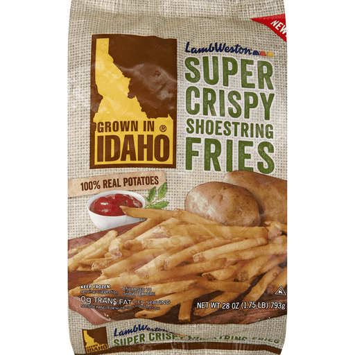 slide 2 of 2, Grown in Idaho Super Crispy Shoestring Fries, 28 oz