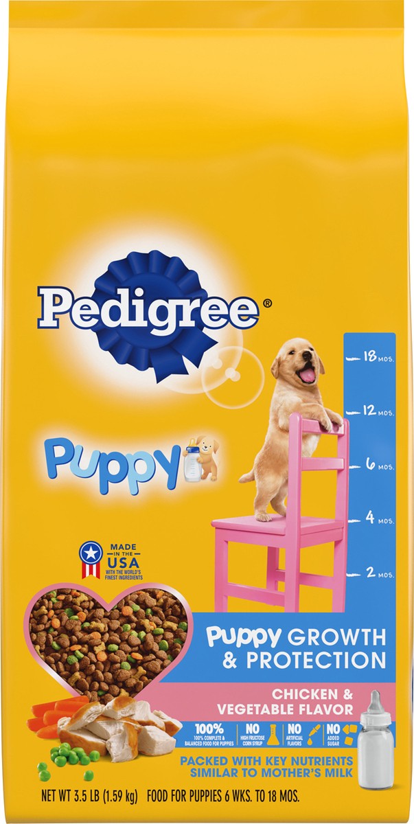 slide 6 of 9, Pedigree Puppy With Chicken, 3.50 ct