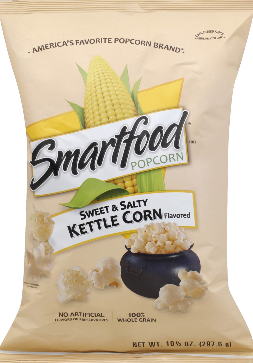 slide 5 of 5, Smartfood Sweet & Salty Kettle Corn, 10.5 oz