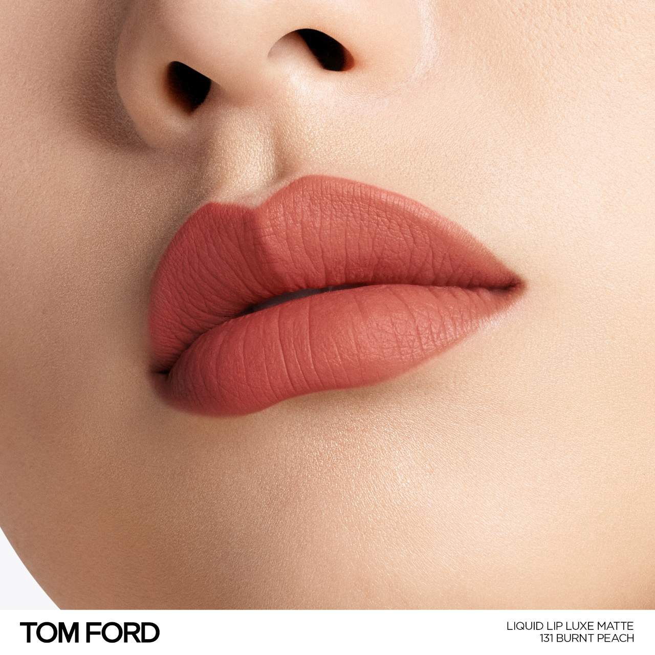 slide 2 of 8, TOM FORD Liquid Lip Luxe Matte Burnt Peach, 0.2 oz