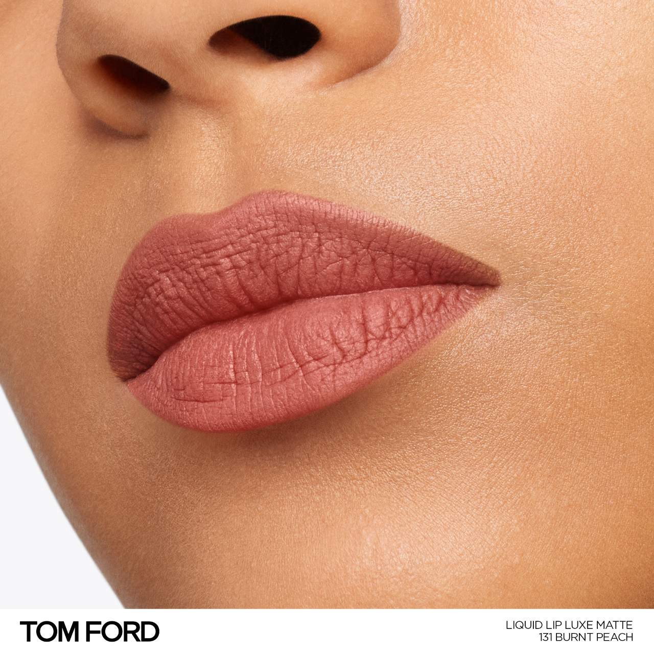 slide 3 of 8, TOM FORD Liquid Lip Luxe Matte Burnt Peach, 0.2 oz