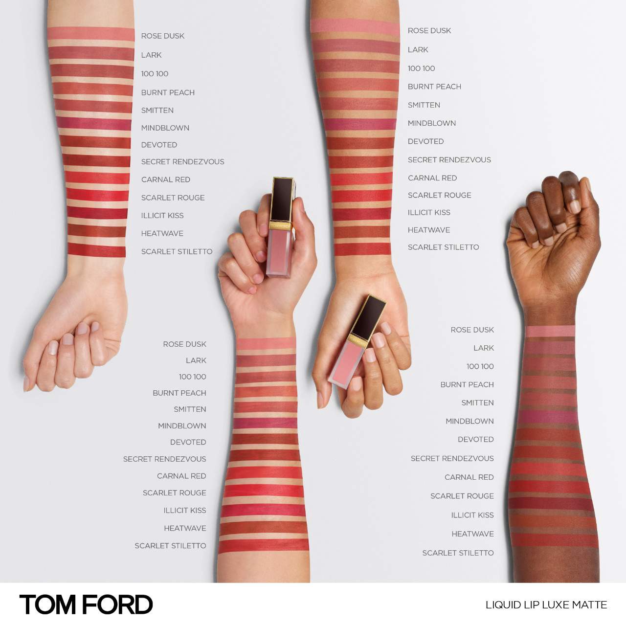 slide 5 of 8, TOM FORD Liquid Lip Luxe Matte Burnt Peach, 0.2 oz