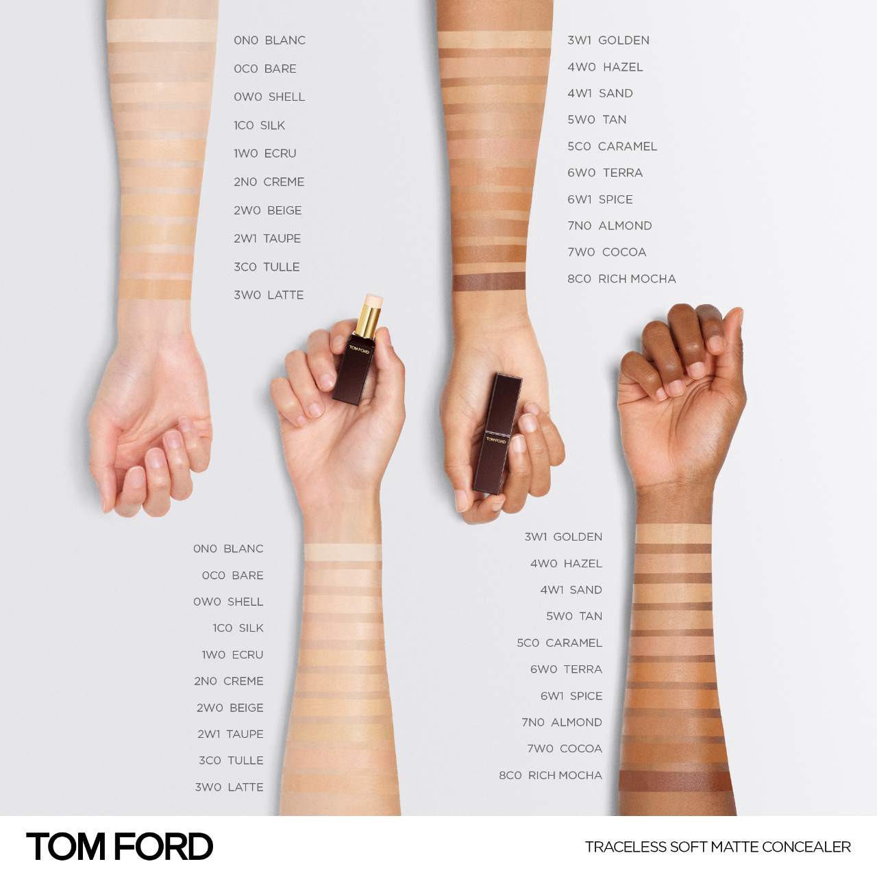 slide 3 of 4, TOM FORD Traceless Soft Matte Concealer 8C0 Rich Mocha, 0.14 oz; 23 grams
