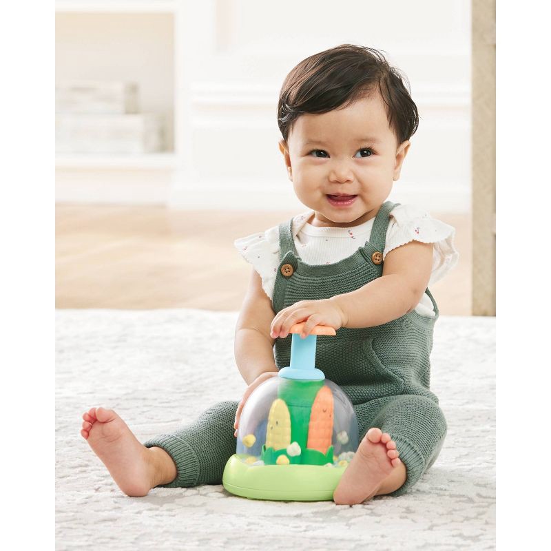 slide 2 of 10, Skip Hop Farmstand Push & Spin Baby Learning Toy, 1 ct
