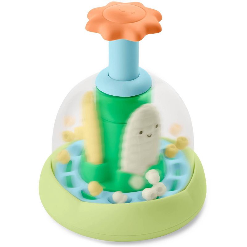slide 4 of 10, Skip Hop Farmstand Push & Spin Baby Learning Toy, 1 ct