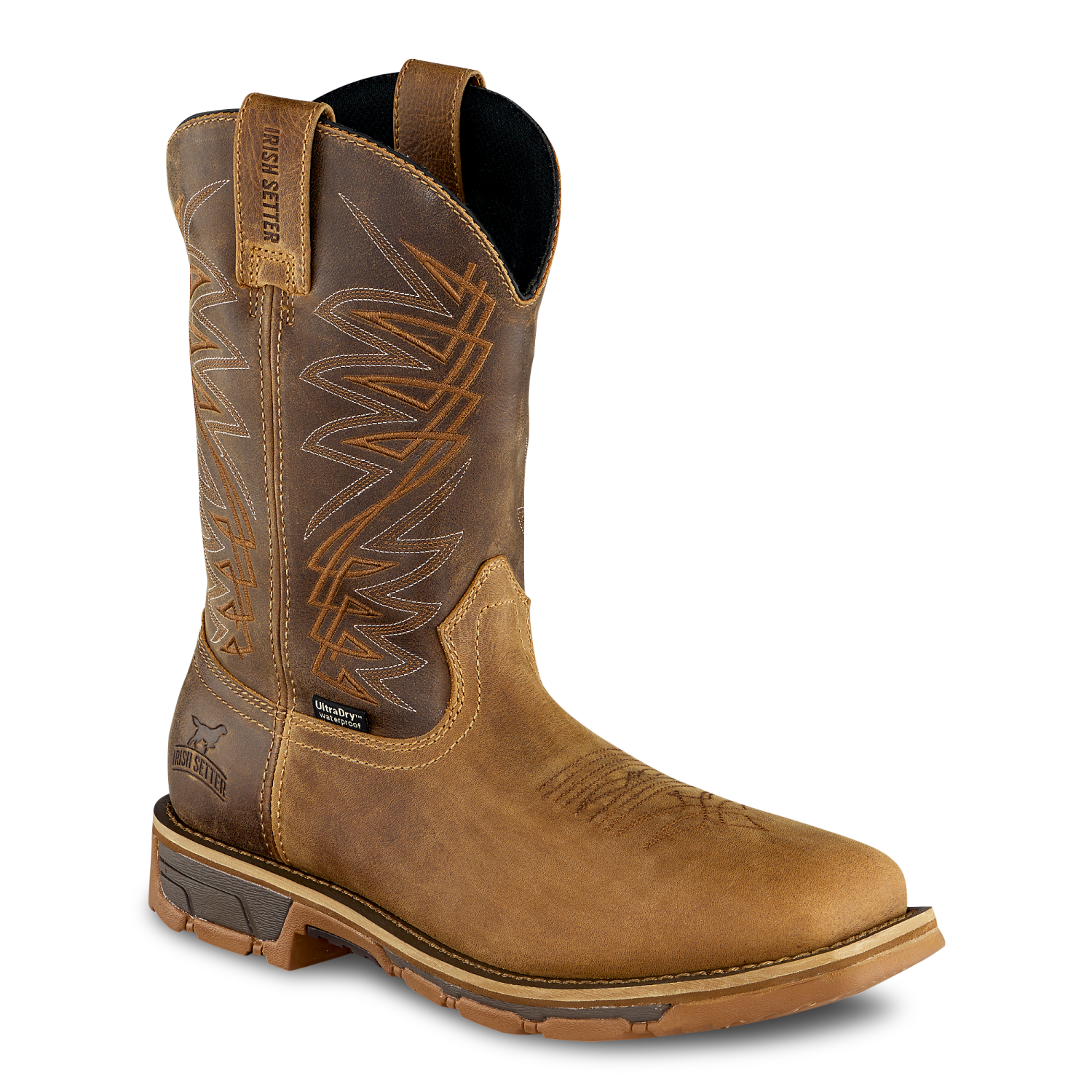 slide 1 of 4, MARSHALLMEN's 11-INCH WATERPROOF LEATHER SAFETY TOE PULL-ON BOOT, 1 ct