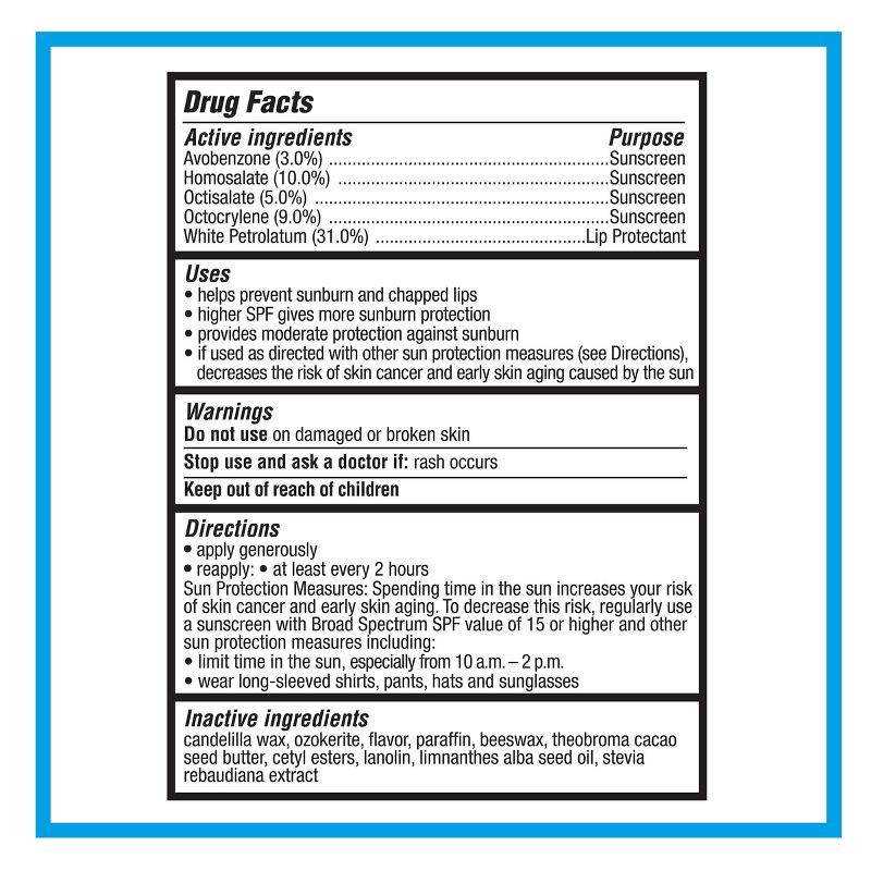 slide 7 of 8, Carmex Weather Guard Broad Spectrum SPF 30 Original Flavor Lip Balm - 0.03oz/2pk, 0.03 oz, 2 ct