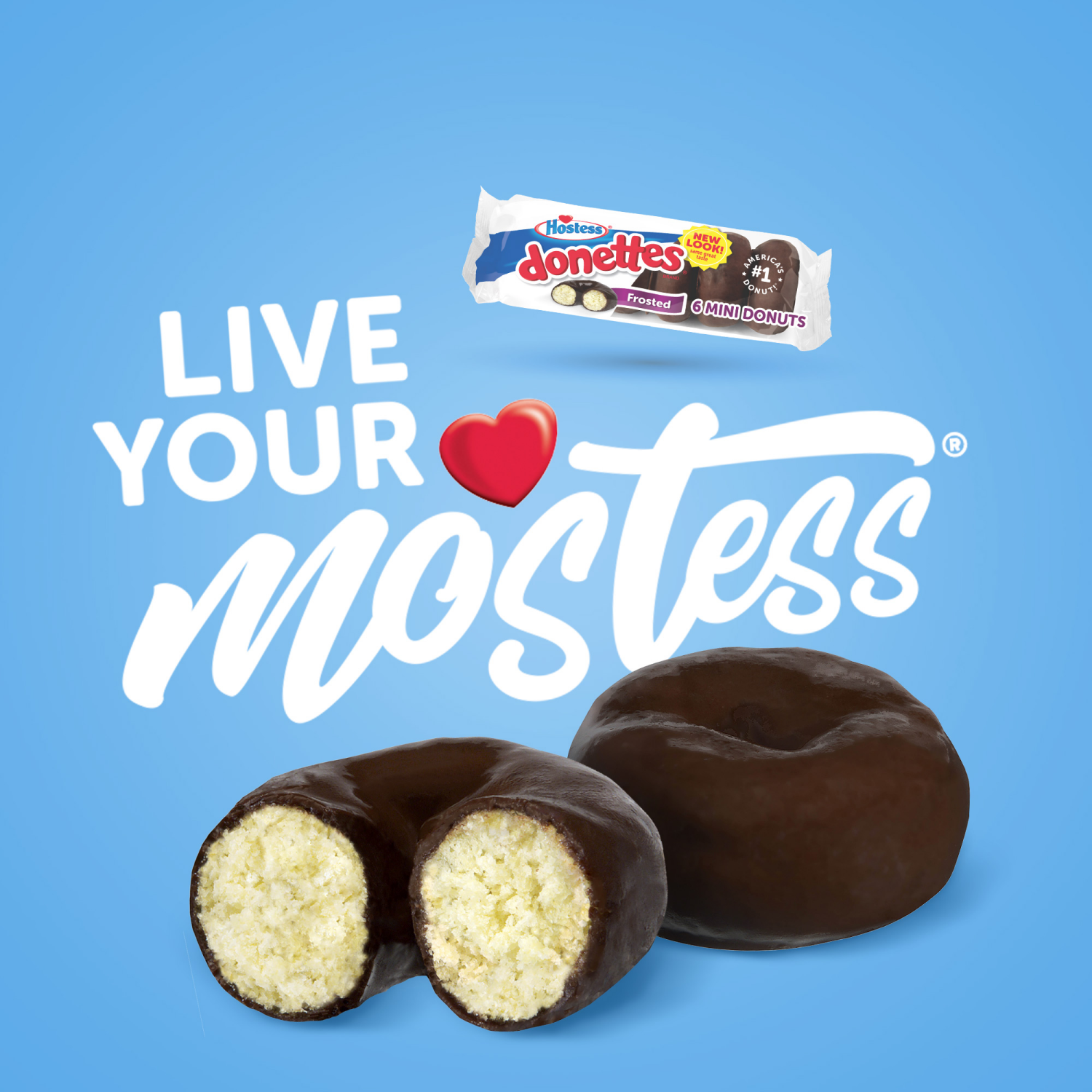 slide 7 of 8, Hostess Donettes, Frosted Mini Donuts, 6 ct