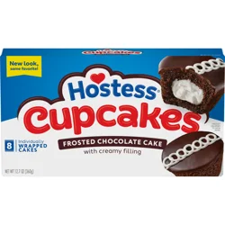 Hostess Cupcakes, Chocolate Snack Cakes, 12.7 Oz. Box (8 Ct.)