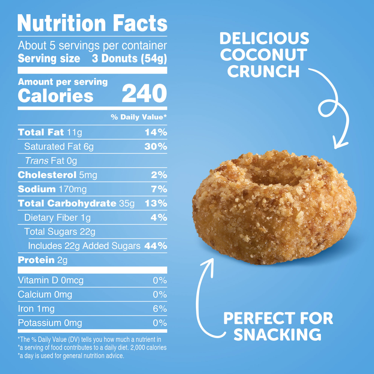 slide 2 of 8, Hostess Donettes, Crunch Mini Donuts, 9.5 oz